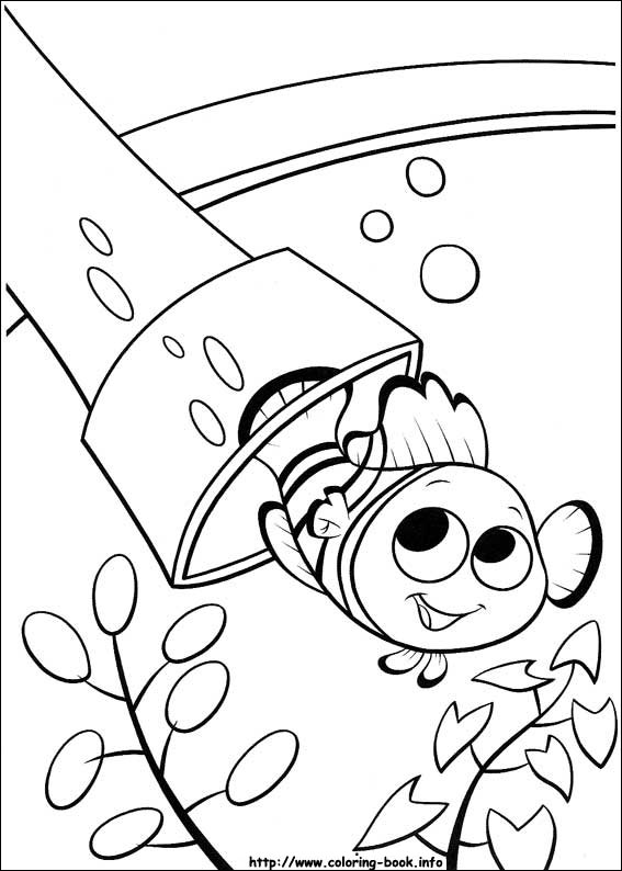 Finding Nemo coloring picture